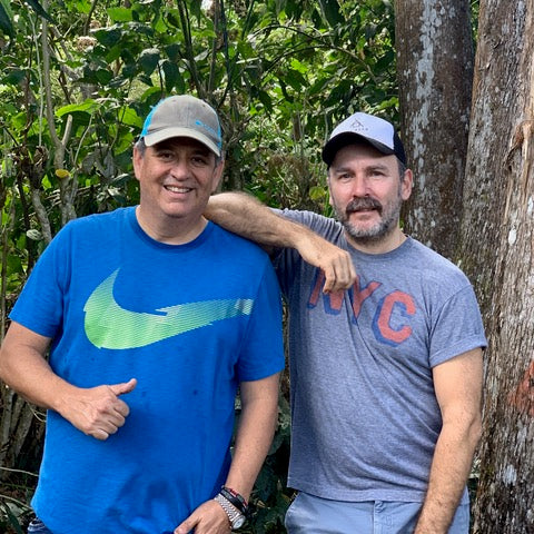 Ralf and coffee farmer