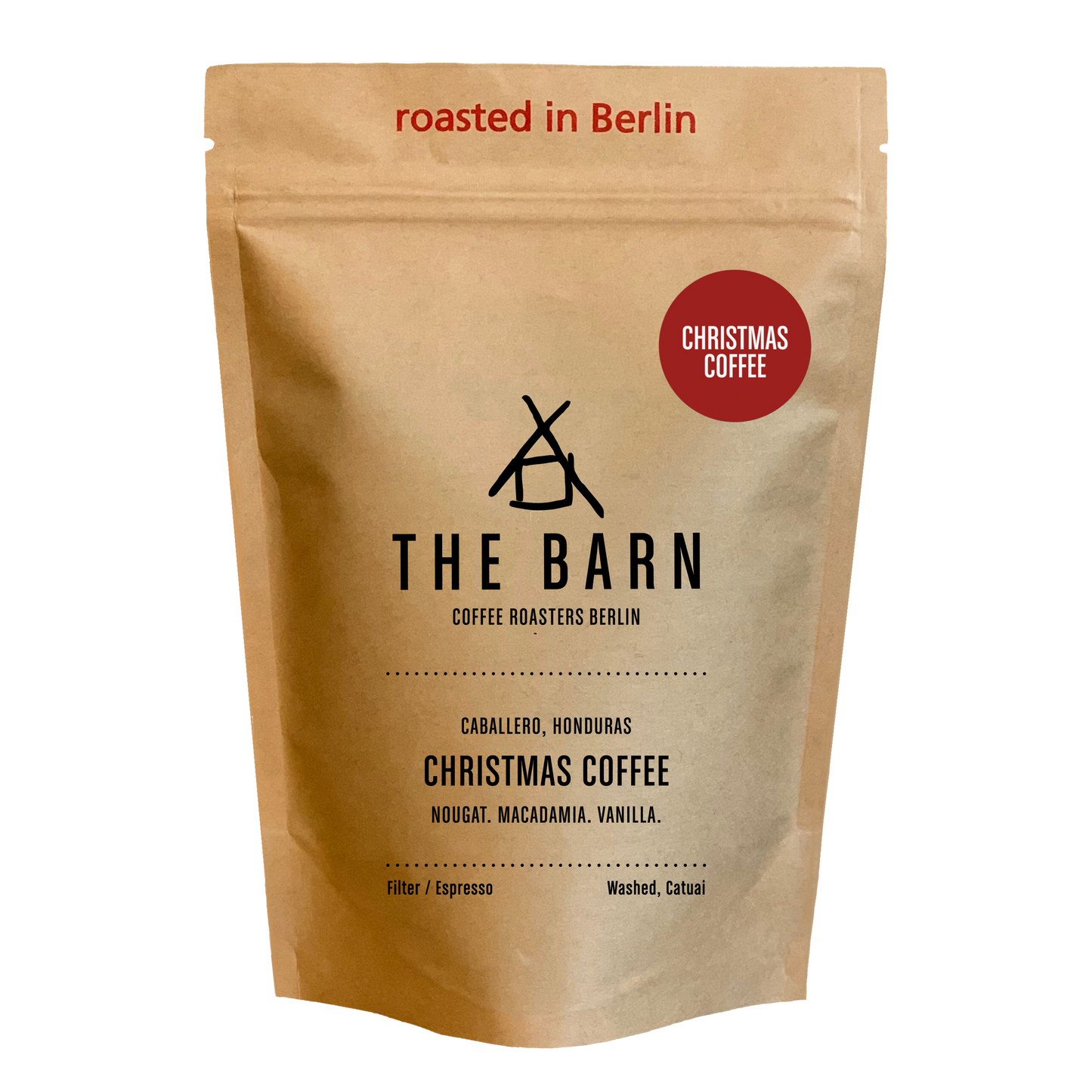 250g bag of Christmas coffee