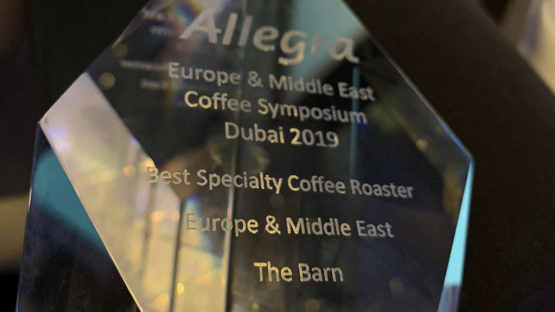 The Barn is The First German Coffee Roasters to Receive The Award "Best Specialty Coffee Roaster in Europe and Middle East"