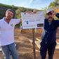 Ralf with Ivan at our water treatment project 