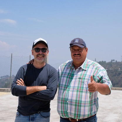 At La Colina with producer Tony