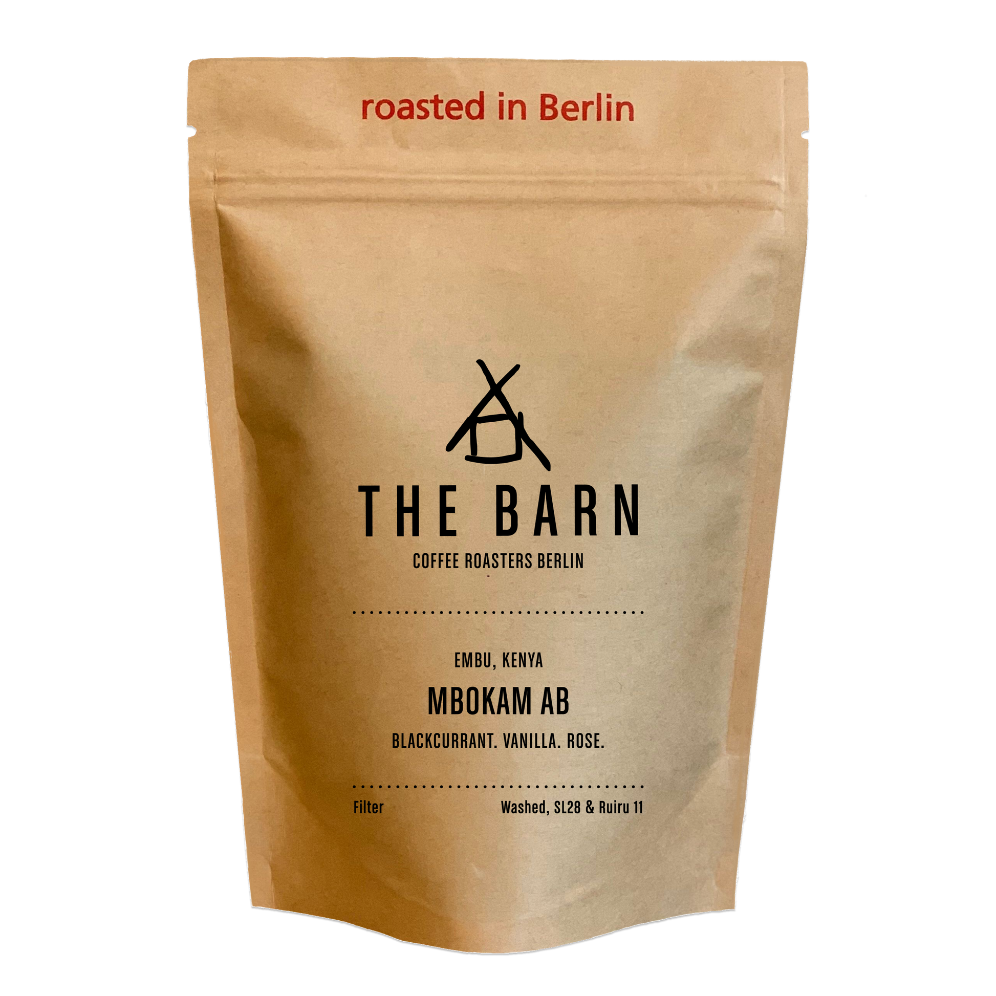 Mbokam AB coffee beans in bag