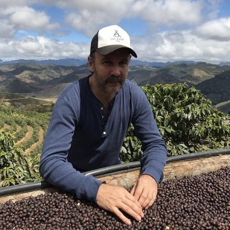 Ralf visiting coffee processing facilities