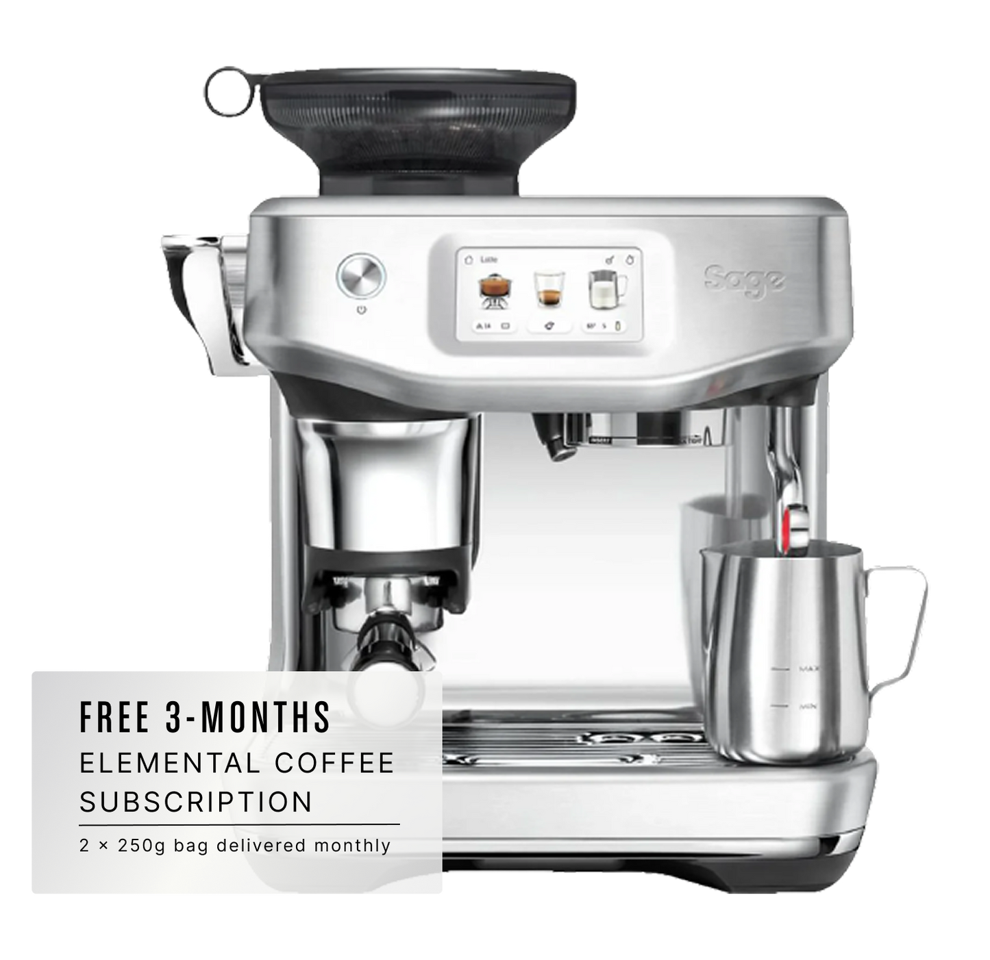 SAGE BARISTA TOUCH IMPRESS – WITH COLD EXTRACTION