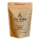 250 grams brown bag of Mahembe, filter coffee beans, with a red tag printed on top "roasted in Berlin"
