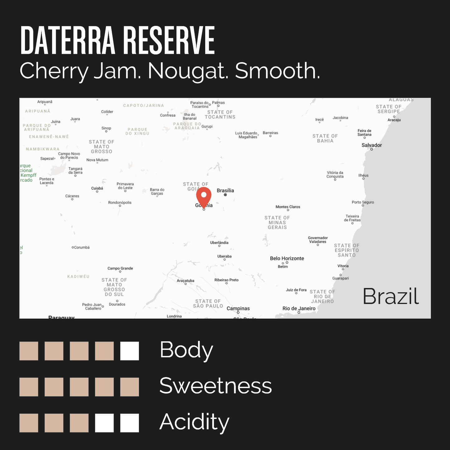 DATERRA RESERVE LOW CAF COFFEE DETAILS AND TASTE NOTES (4595155828816)